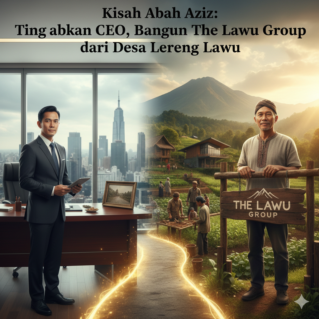 Kisah Abah Aziz, Mantan CEO yang Tinggalkan Jabatan demi Membangun The Lawu Group dari Desa Lereng Lawu