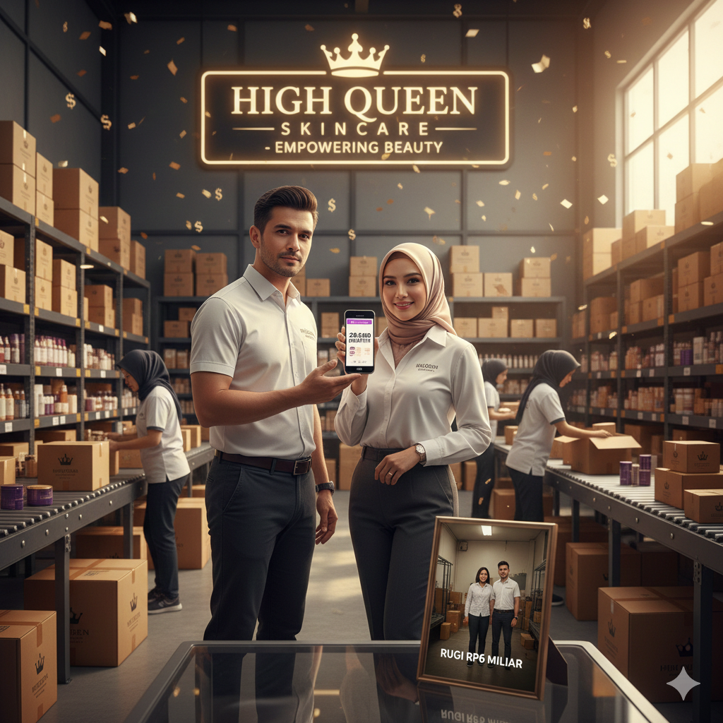 Perjuangan Pasutri Bangun Bisnis Skincare High Queen: Pernah Rugi Rp6 Miliar, Kini Tembus 28 Ribu Resi Sehari!