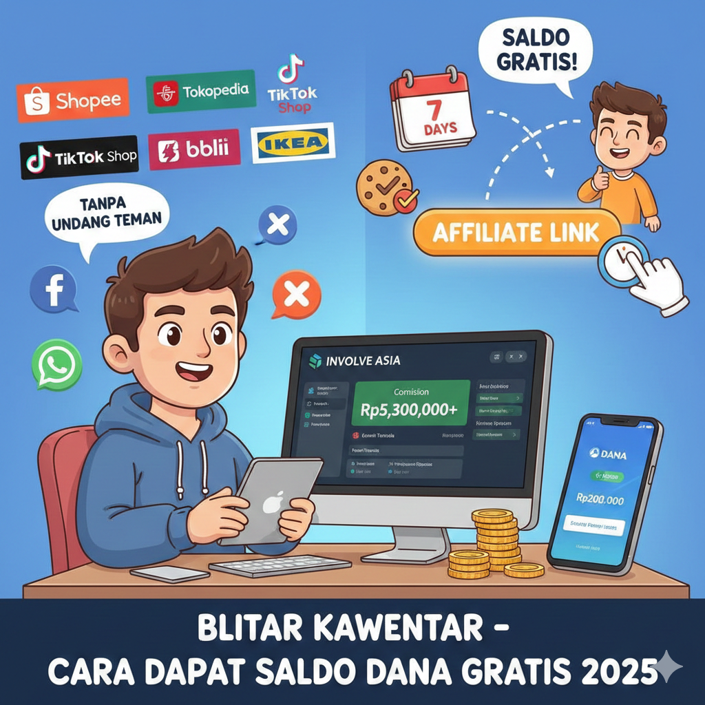 Cara Dapat Saldo Dana Gratis 2025 Tanpa Undang Teman, Konten Kreator Ungkap Trik dari Involve Asia