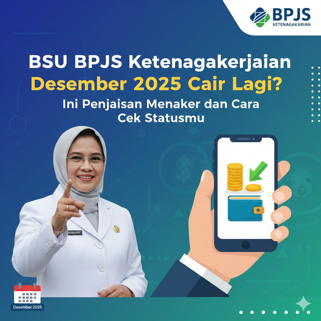 BSU BPJS Ketenagakerjaan Desember 2025 Cair Lagi? Ini Penjelasan Menaker dan Cara Cek Statusmu