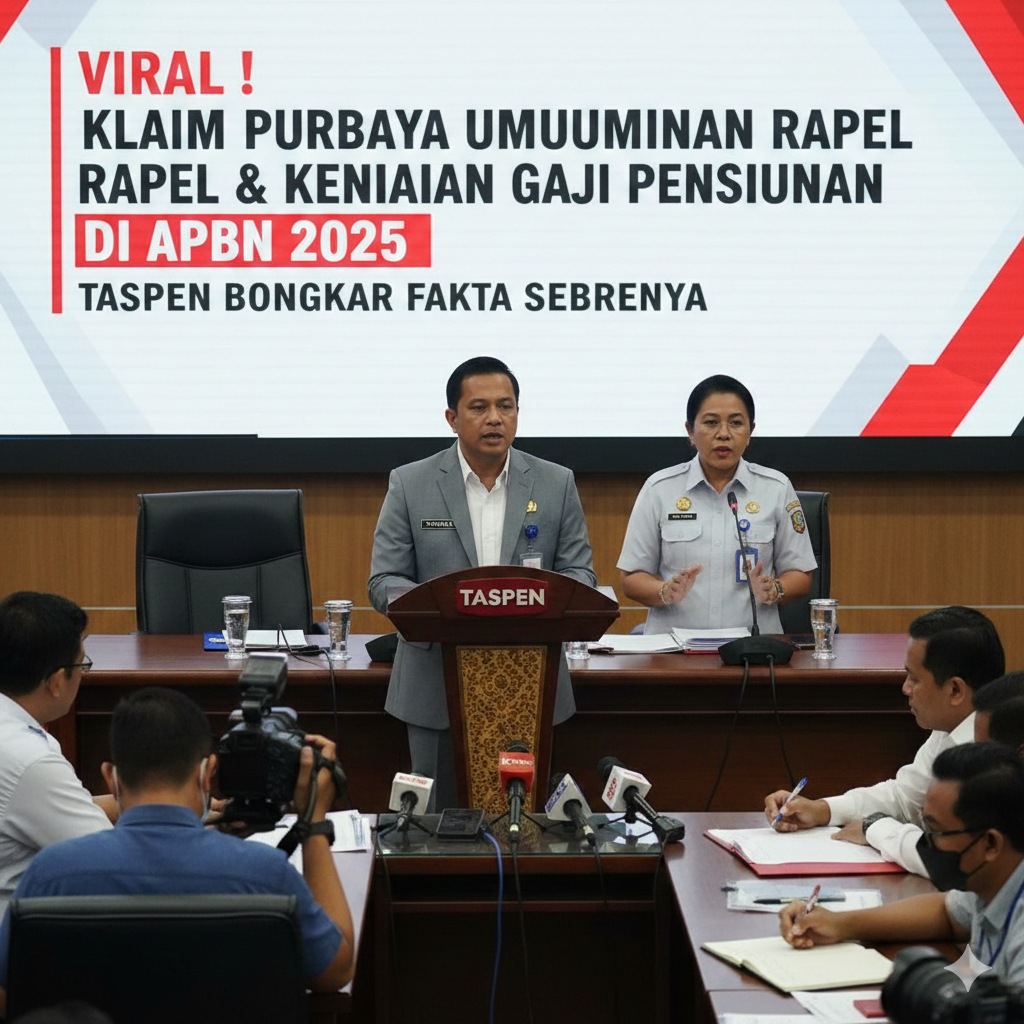 TASPEN tegaskan tidak ada keputusan kenaikan pensiun dan rapel pensiunan 2025, bantah klaim viral yang menyebut Purbaya umumkan skema baru.