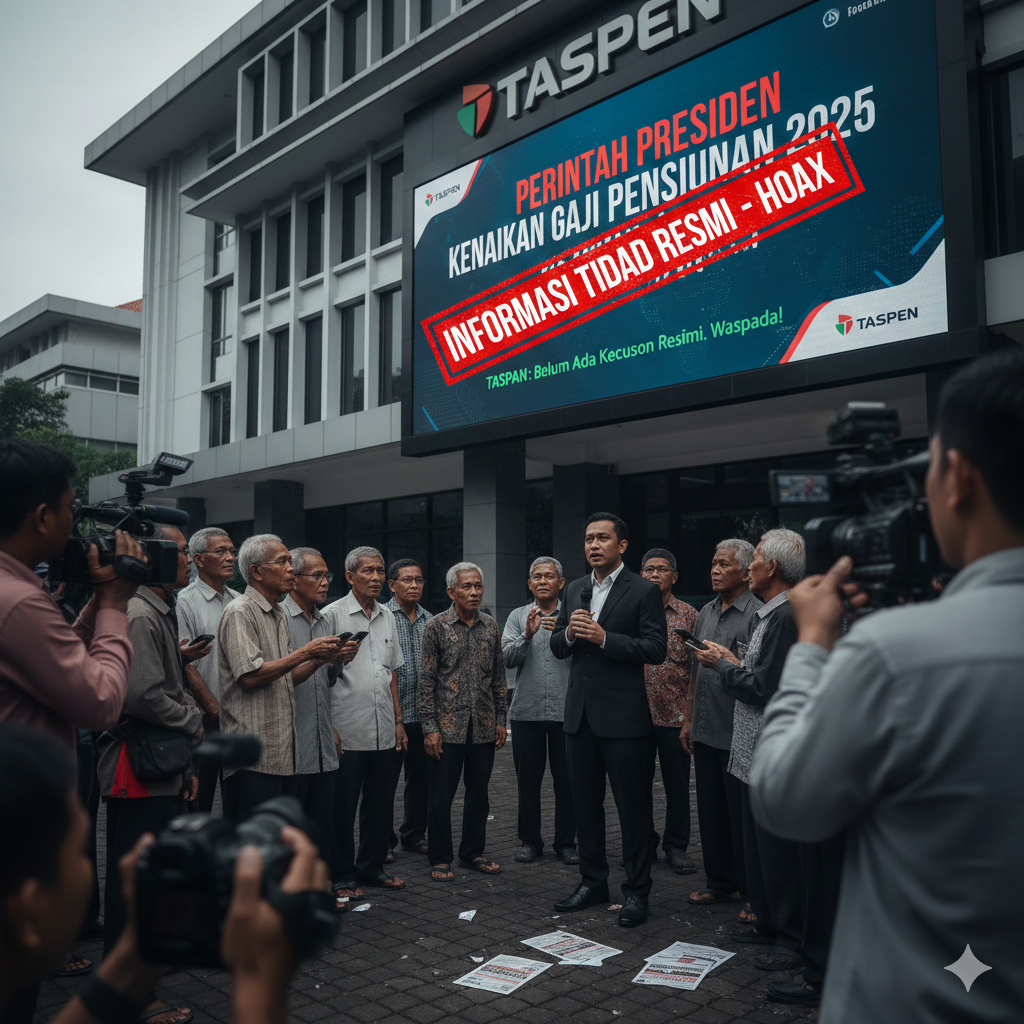 Viral &lsquo;Perintah Presiden Kenaikan Gaji Pensiunan 2025&rsquo;, TASPEN Tegaskan Belum Ada Keputusan dan Imbau Waspada Informasi Tidak Resmi