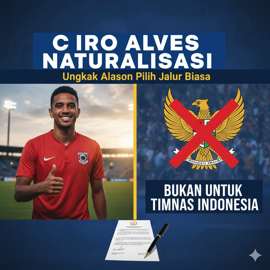 Ciro Alves Naturalisasi: Ungkap Alasan Pilih Jalur Biasa, Bukan untuk Timnas Indonesia