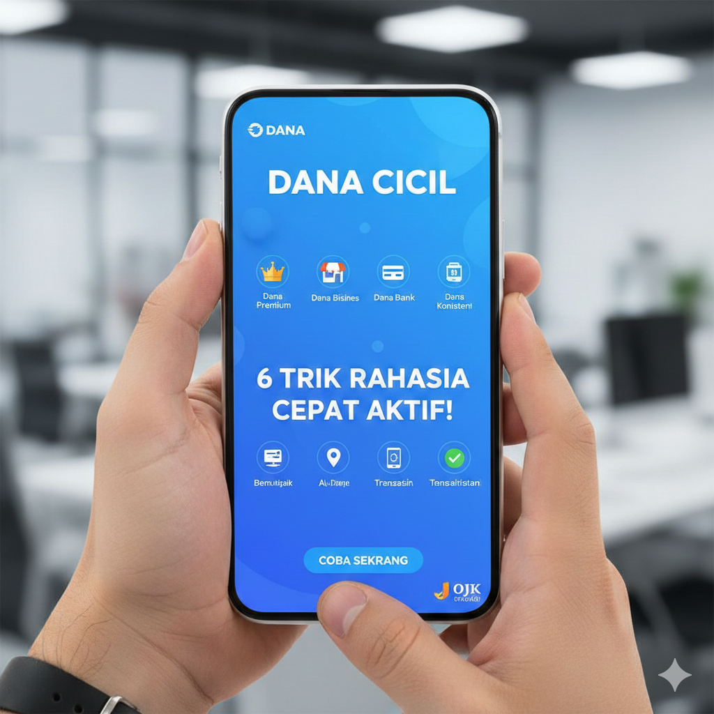 Cara Aktifkan Dana Cicil 2025 (dulu Dana PayLater) cepat muncul di akun Anda. Cek 6 trik rahasia, termasuk upgrade Premium, Dana Bisnis.
