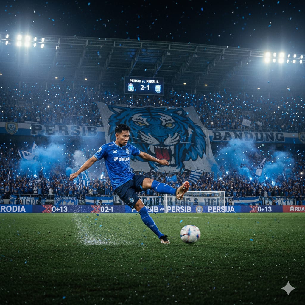 Epic Comeback di Laga Super Panas Persib vs Borneo FC: Ramon Tanke Pecah Telur, Hodak Bongkar Mental Baja Maung Bandung