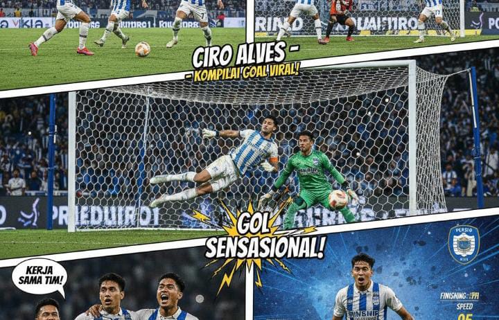 Ciro Alves Meledak! Kompilasi Gol Sensasional yang Bikin Kiper Gemetar, Aksi Gila Pemain Persib Ini Viral Lagi