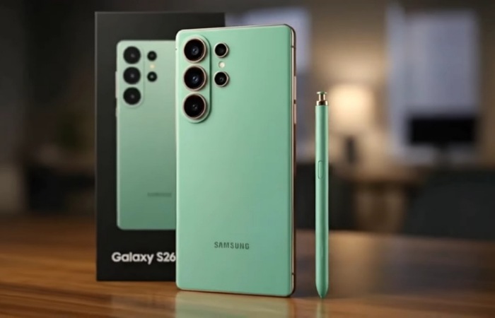 Samsung Galaxy S26 Ultra bocor! Jadwal rilis, kamera 200 MP, fast charging 60 watt, dan performa Snapdragon jadi upgrade besar.
