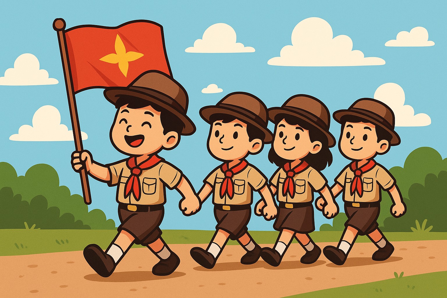 Ilustrasi gerak jalan Bakung-Lodoyo.