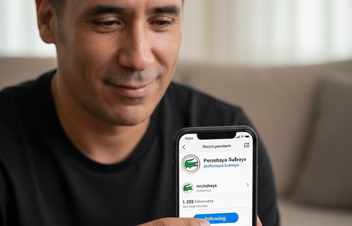 Pep Munos follow Instagram Persebaya Surabaya, memicu rumor pelatih baru di tengah antusiasme Bonek dan bangkitnya Persebaya Store.