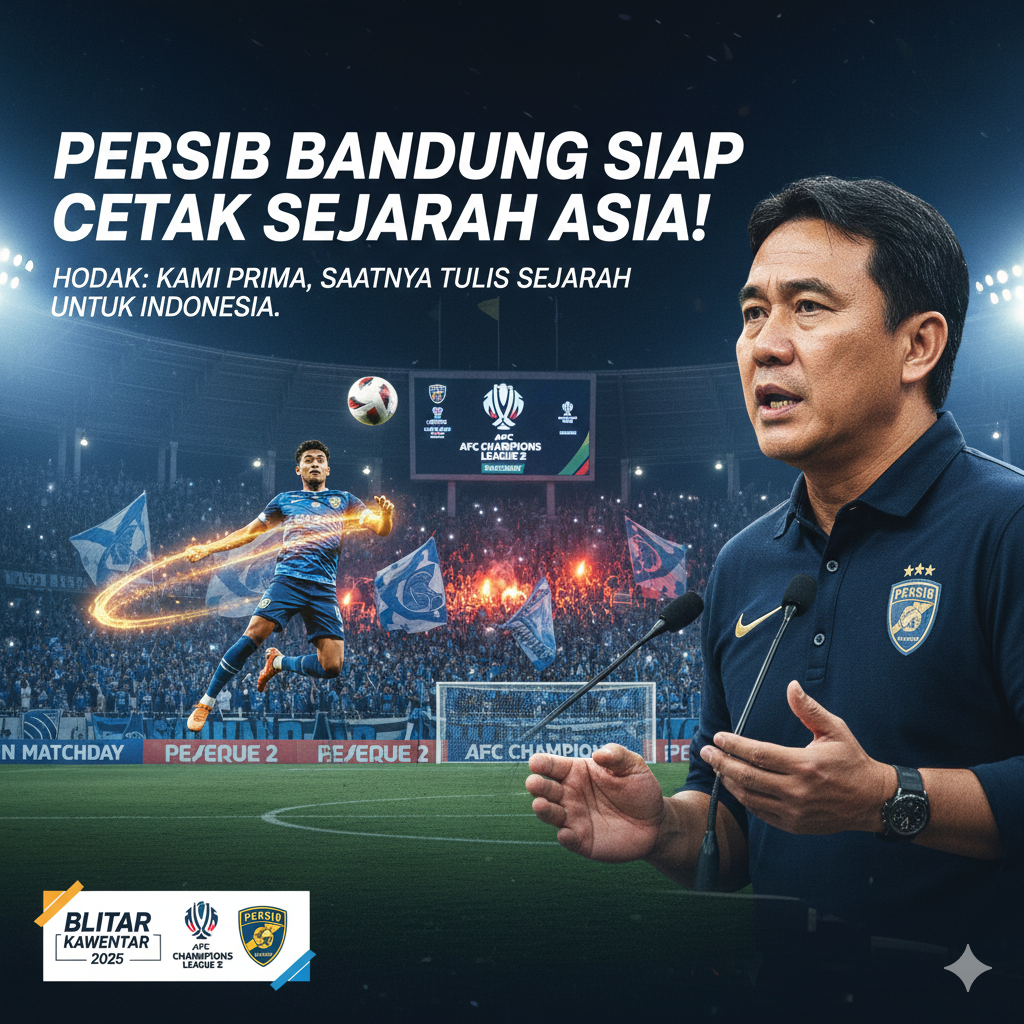 Jelang laga krusial AFC Champions League 2, Bojan Hodak tegaskan Persib prima: 8 kemenangan dari 9 laga!.