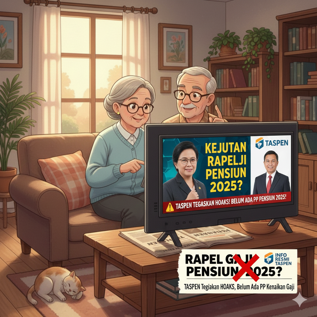 Rapel Gaji Pensiunan 2025 Disebut Kejutan Menkeu, TASPEN Tegaskan Fakta Sebenarnya soal Kenaikan Pensiun