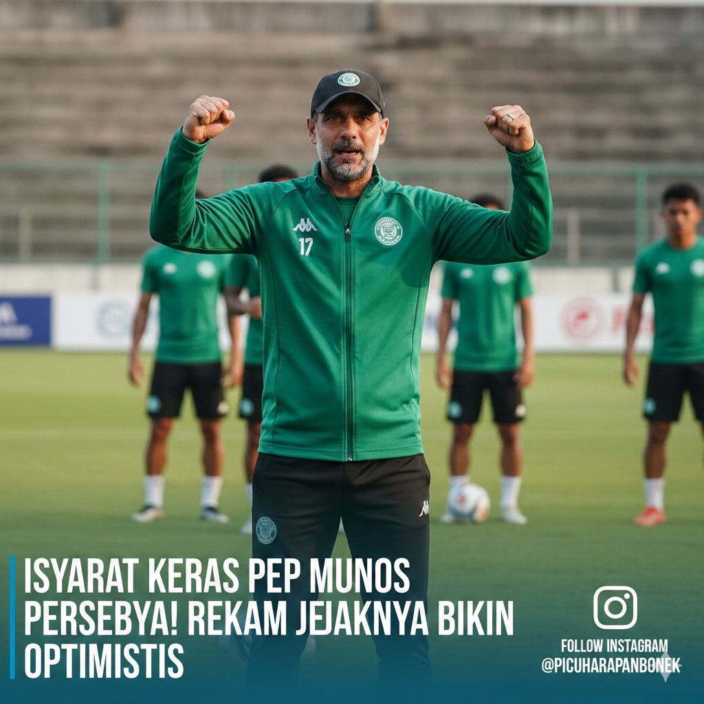 Isyarat Keras Pep Munos Persebaya? Follow Instagram Picu Harapan Bonek, Rekam Jejaknya Bikin Optimistis
