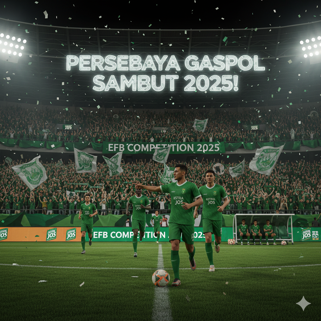 Persebaya Gaspol Sambut 2025! Dukungan Astra Jos, Energi Ekstra Bajul Ijo Menuju Pembuktian di EFB Competition