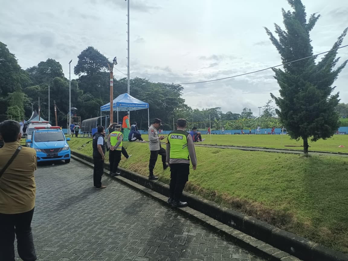 Polsek Singosari Amankan Laga EPA Arema FC U-18 vs Timnas U-17 di Randuagung