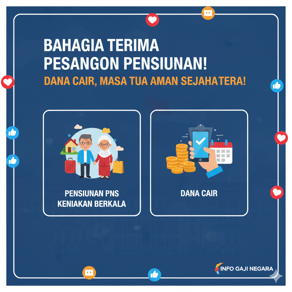 Gaji pesangon pensiunan PNS viral