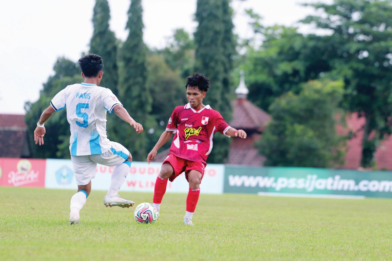 SENGIT: Laga Kedua Liga 4 Jawa Timur, PSBI Blitar harus Keok di Tekuk Persenga Nganjuk.