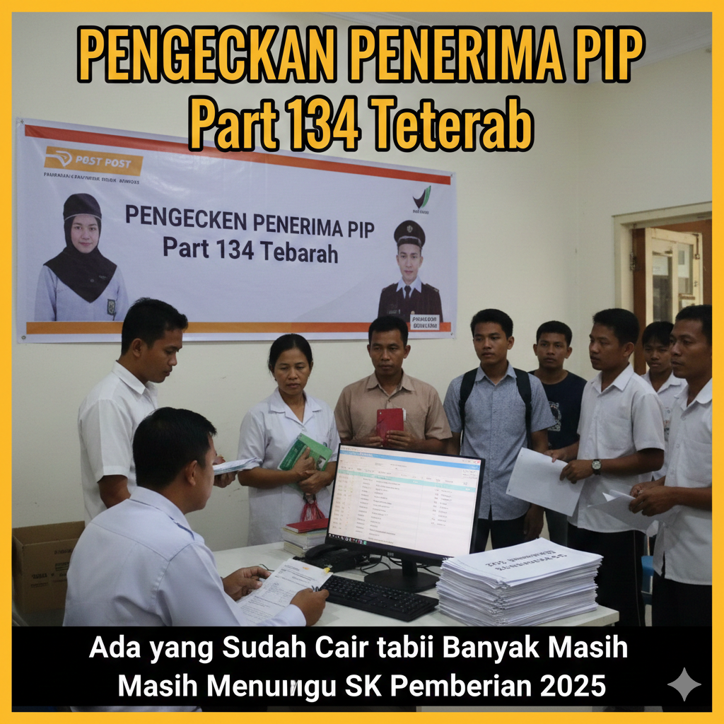 Pengecekan Penerima PIP Part 134 Terbaru, Ada yang Sudah Cair tapi Banyak Masih Menunggu SK Pemberian 2025