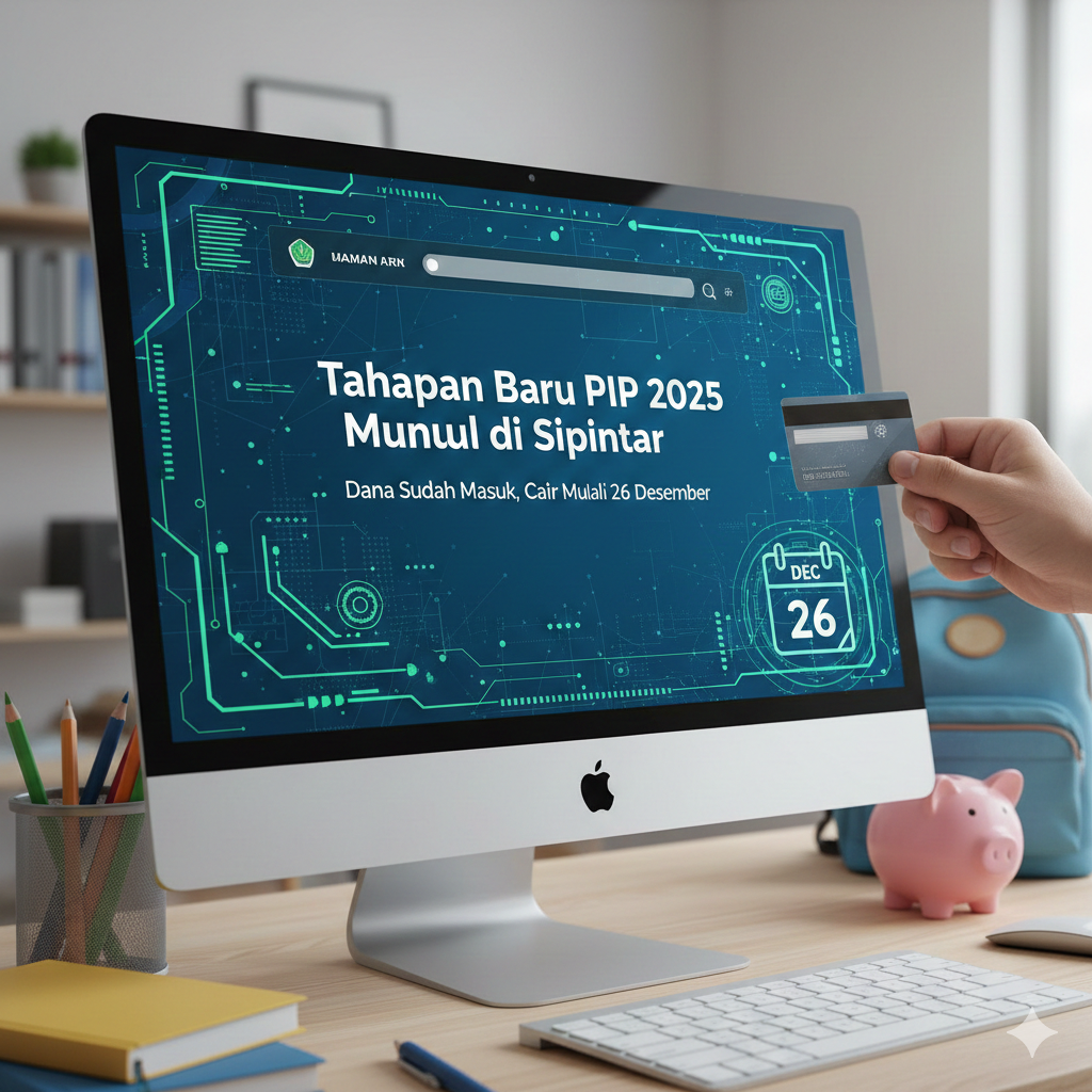 Tahapan Baru PIP 2025 Muncul di Sipintar, Dana Sudah Masuk tapi Cair Mulai 26 Desember