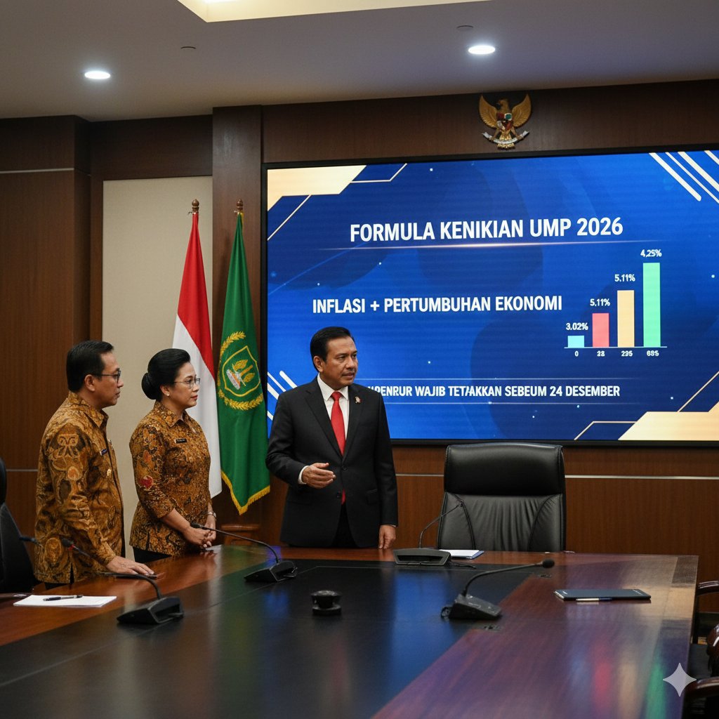 kenaikan upah 2026 ditetapkan 0,5-0,9! Dewan Pengupahan Daerah ajukan rekomendasi sesuai kondisi lokal.