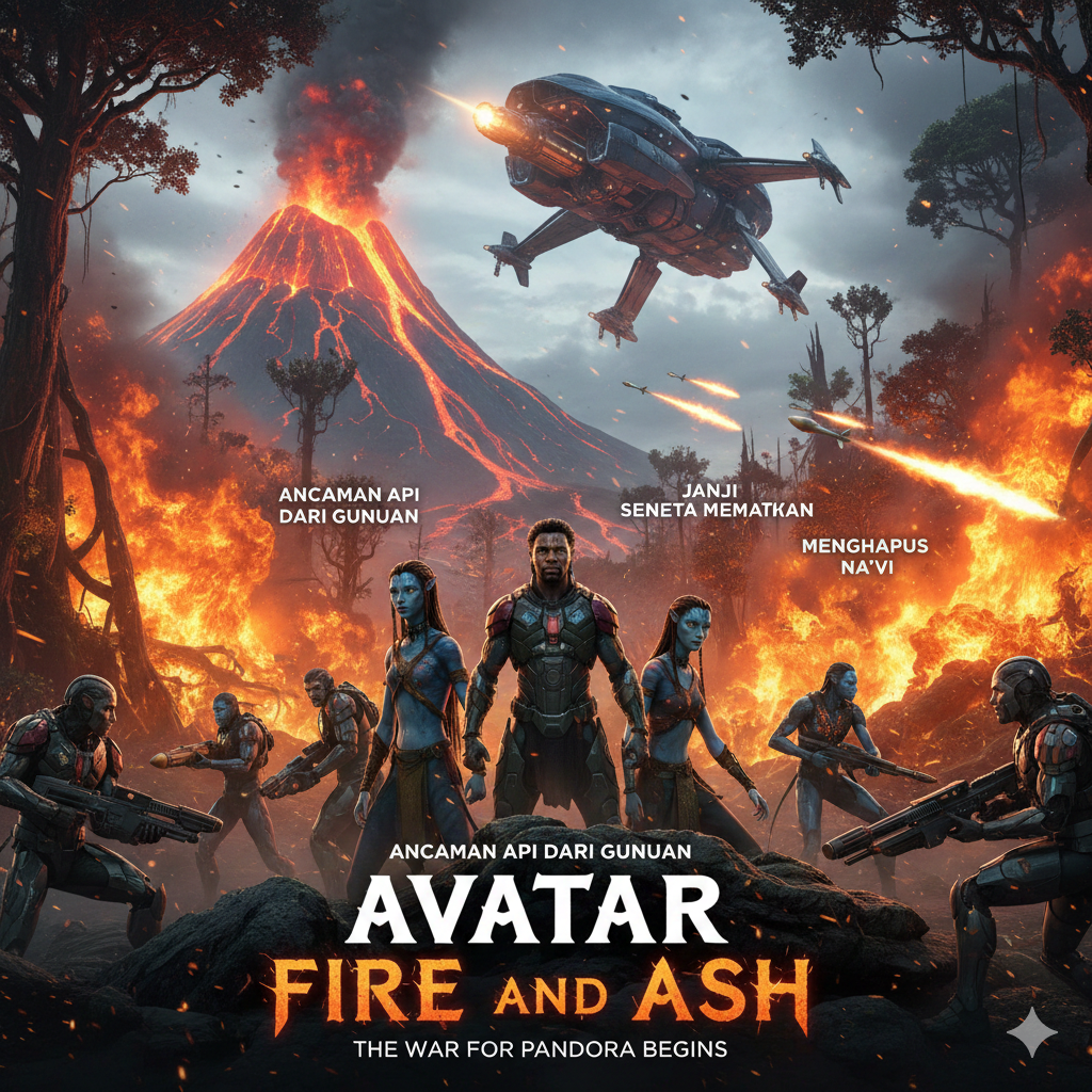 Avatar Fire and Ash Review Trailer: Ancaman Api dari Gunung, Janji Senjata Mematikan, dan Perang Baru yang Bisa Menghapus Na&rsquo;vi