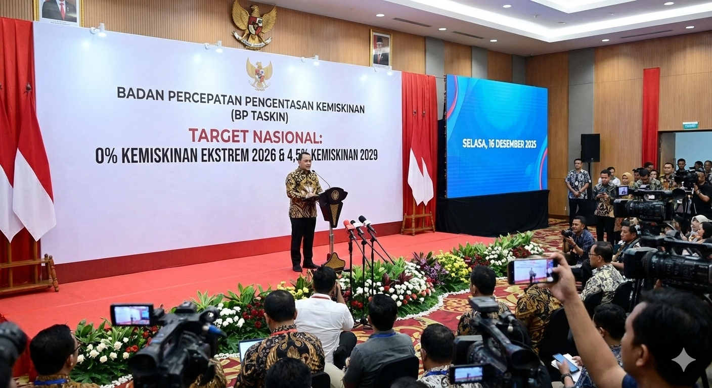 BP Taskin menyiapkan agenda strategis untuk target nol kemiskinan ekstrem 2026