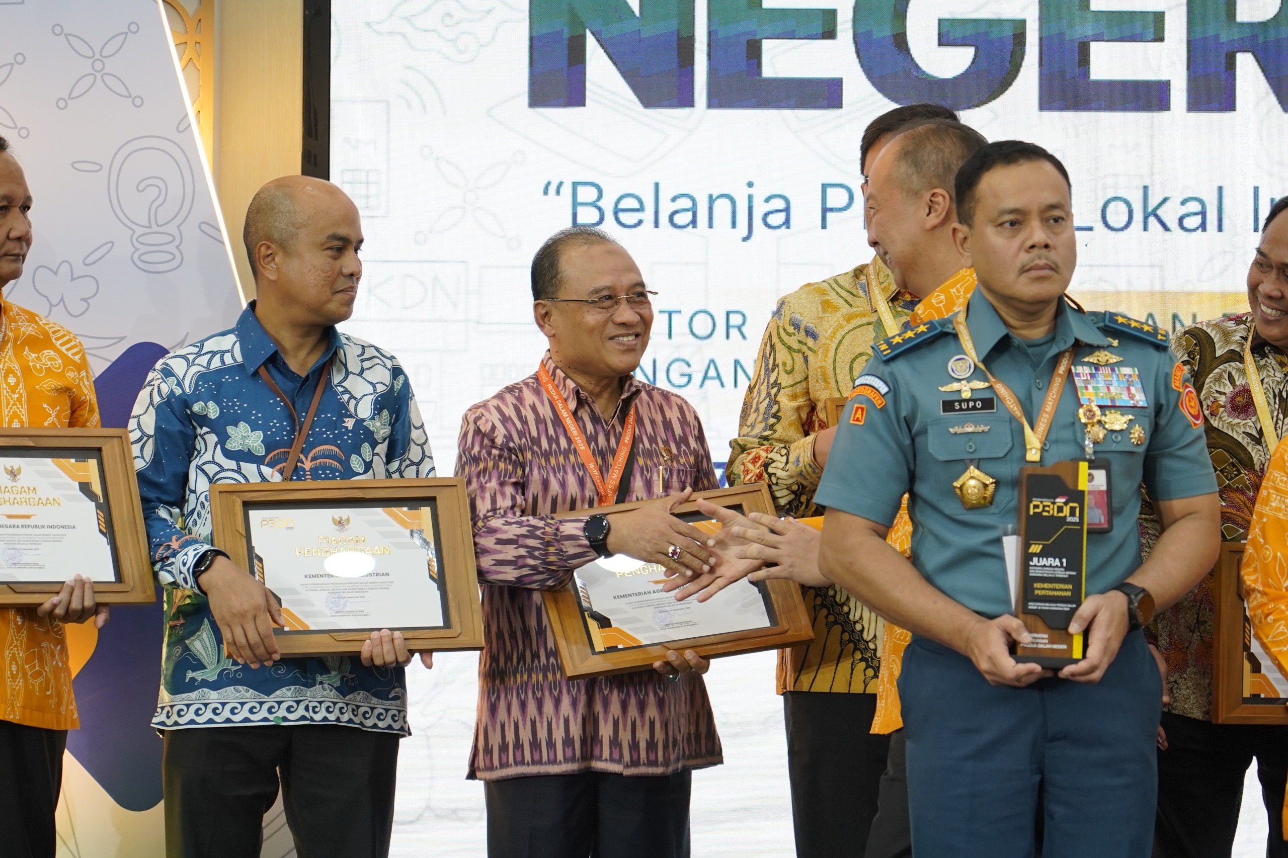 ATR/BPN Raih Peringkat 3 P2DN Kemenperin,Kementerian Agraria dan Tata Ruang/Badan Pertanahan Nasional