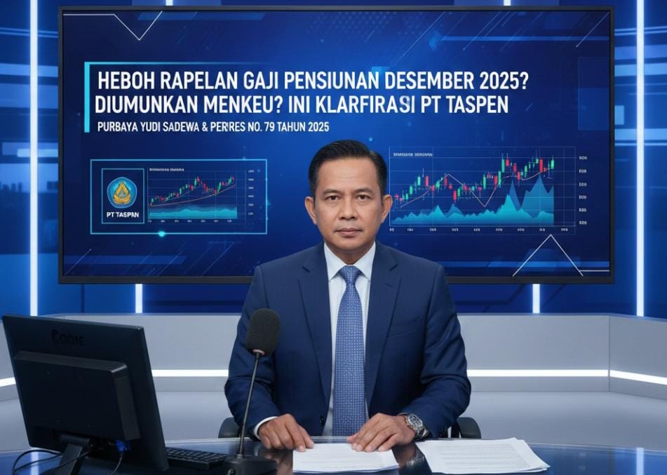 Heboh Isu Rapelan Gaji Pensiunan Cair Desember 2025 Disebut Pengumuman Menkeu, Ini Klarifikasi Tegas TASPEN