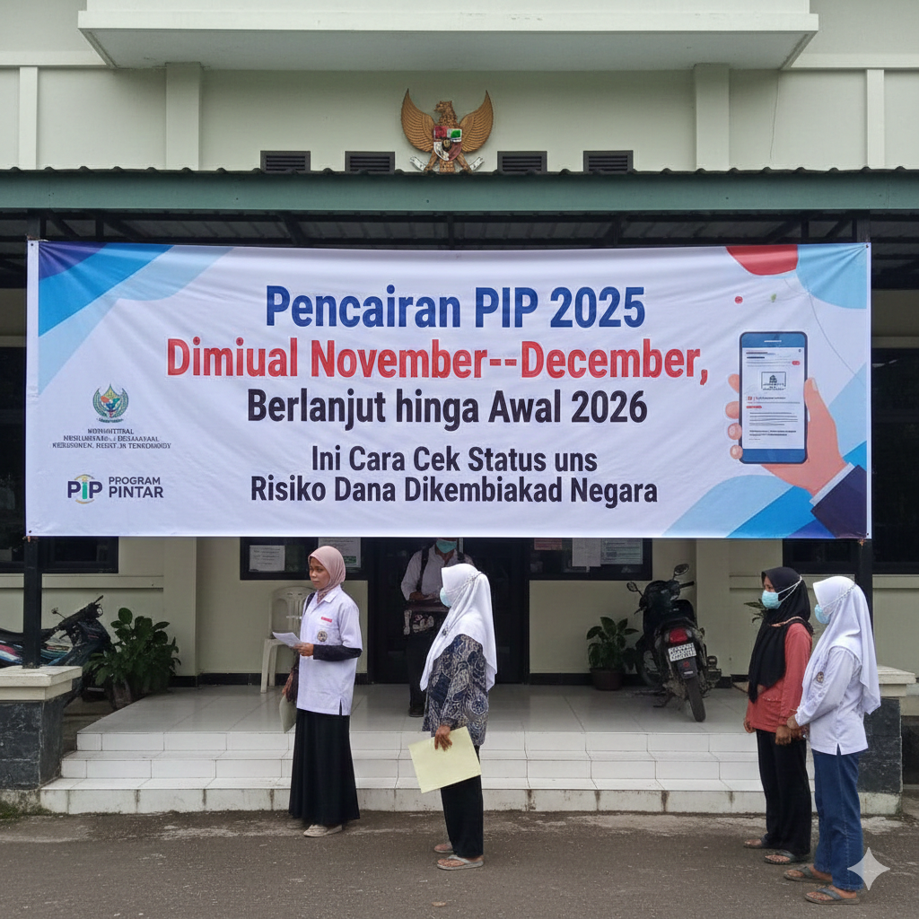 Pencairan PIP 2025 Dimulai November&ndash;Desember, Berlanjut hingga Awal 2026: Ini Cara Cek Status dan Risiko Dana Dikembalikan Negara