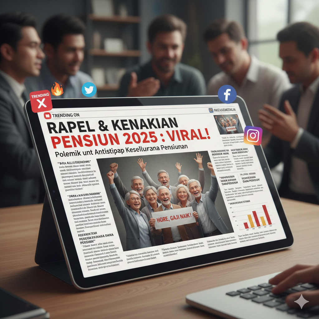Isu rapel dan kenaikan pensiun 2025 viral