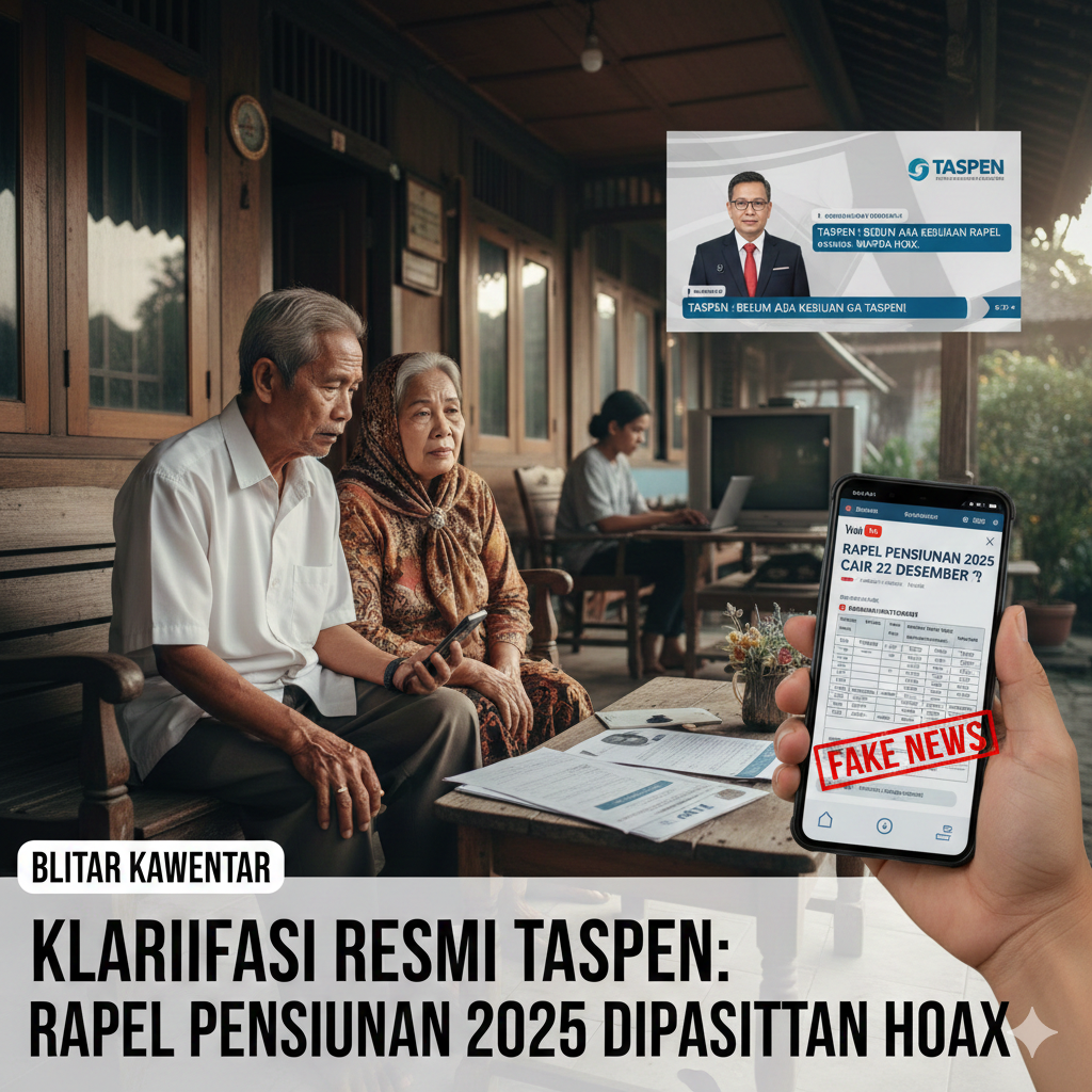 Viral Rapel Pensiunan 2025 Cair 22 Desember, Ini Penjelasan Resmi TASPEN soal Fakta Sebenarnya Kenaikan dan Rapelan Pensiun