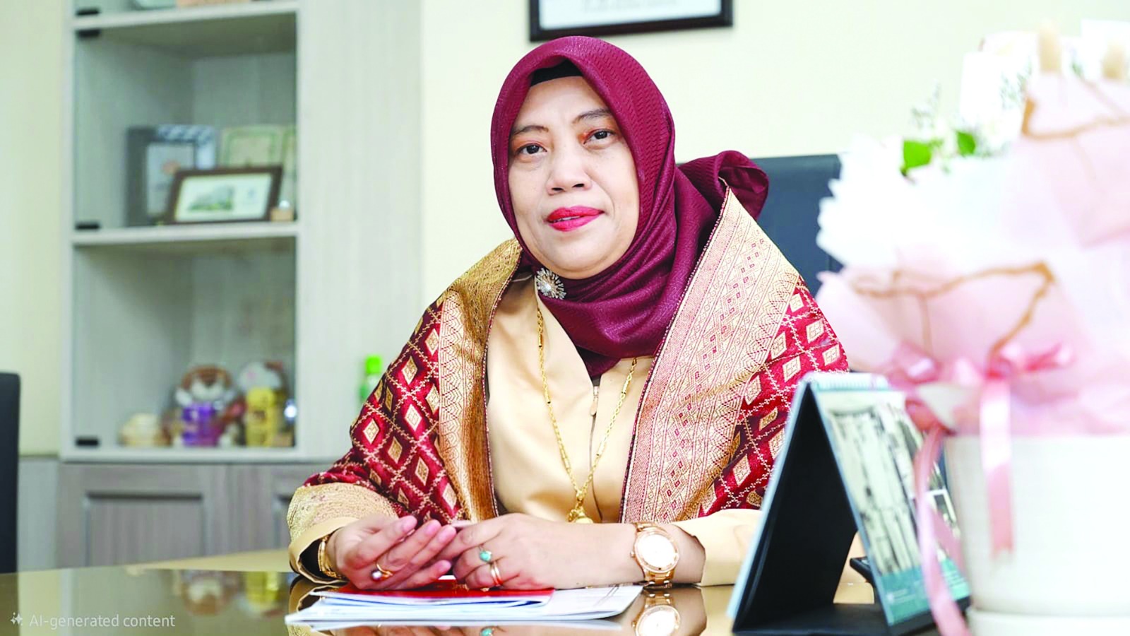 KONSISTEN: Kepala UPT Perpustakaan Proklamator Bung Karno, Nurny Syam, dalam sebuah kesempatan.