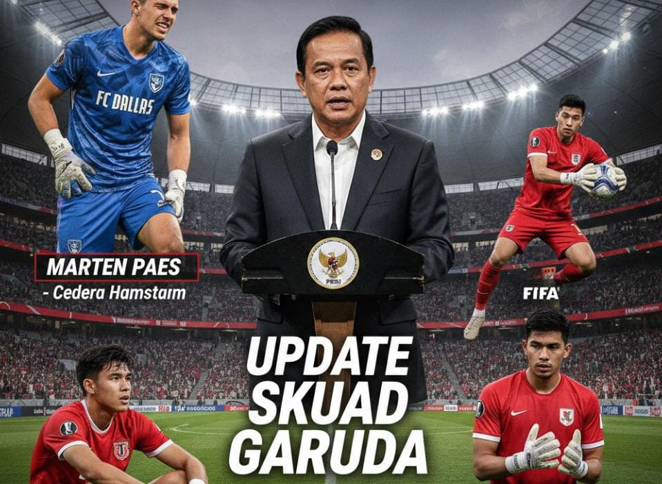 Kabar Buruk Timnas Indonesia: Martin Paes Cedera Hamstring, Erik Thohir Panggil Emil Audero untuk FIFA Match Day