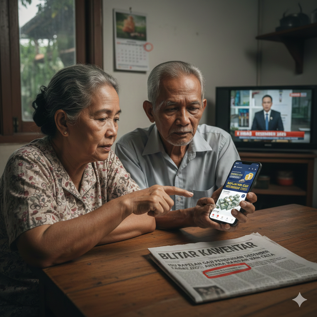 Heboh Isu Rapelan Gaji Pensiunan Cair Desember 2025, Diklaim Pengumuman Menkeu &ndash; Ini Klarifikasi Tegas Taspen dan Pemerintah