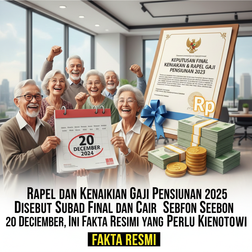 Rapel dan kenaikan gaji pensiunan 2025