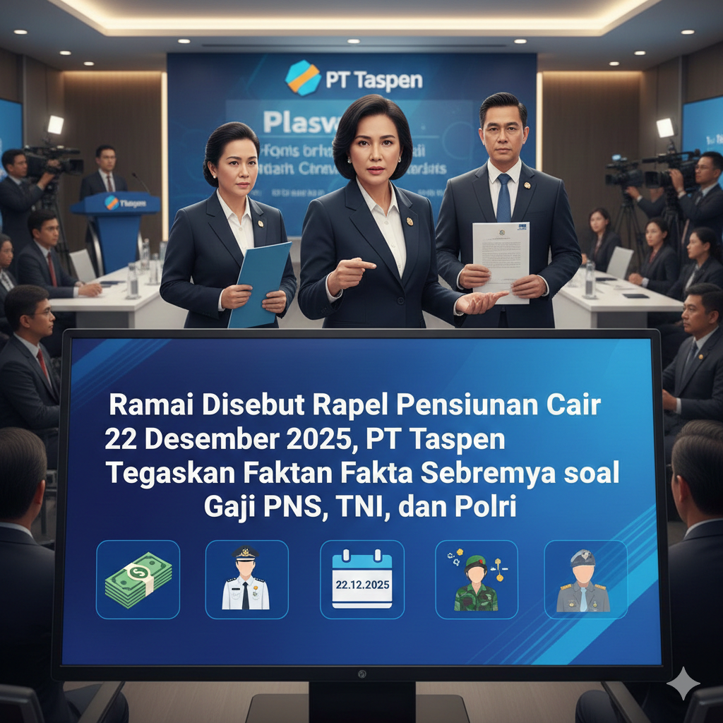 Ramai disebut rapel pensiun cair 22 desember