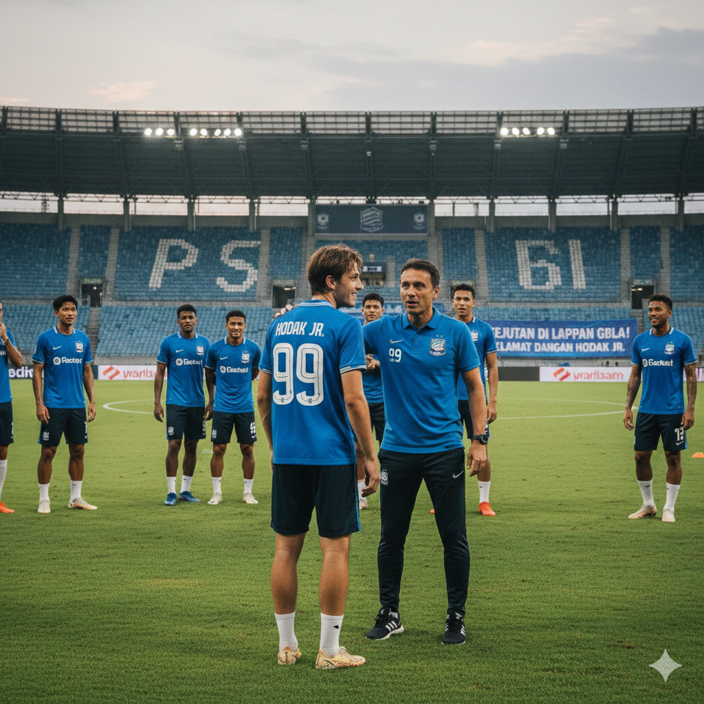 Kejutan di Lapangan GBL! Pemain Asing Baru Persib Bandung Tiba-tiba Gabung Latihan, Ternyata Anak Bojan Hodak