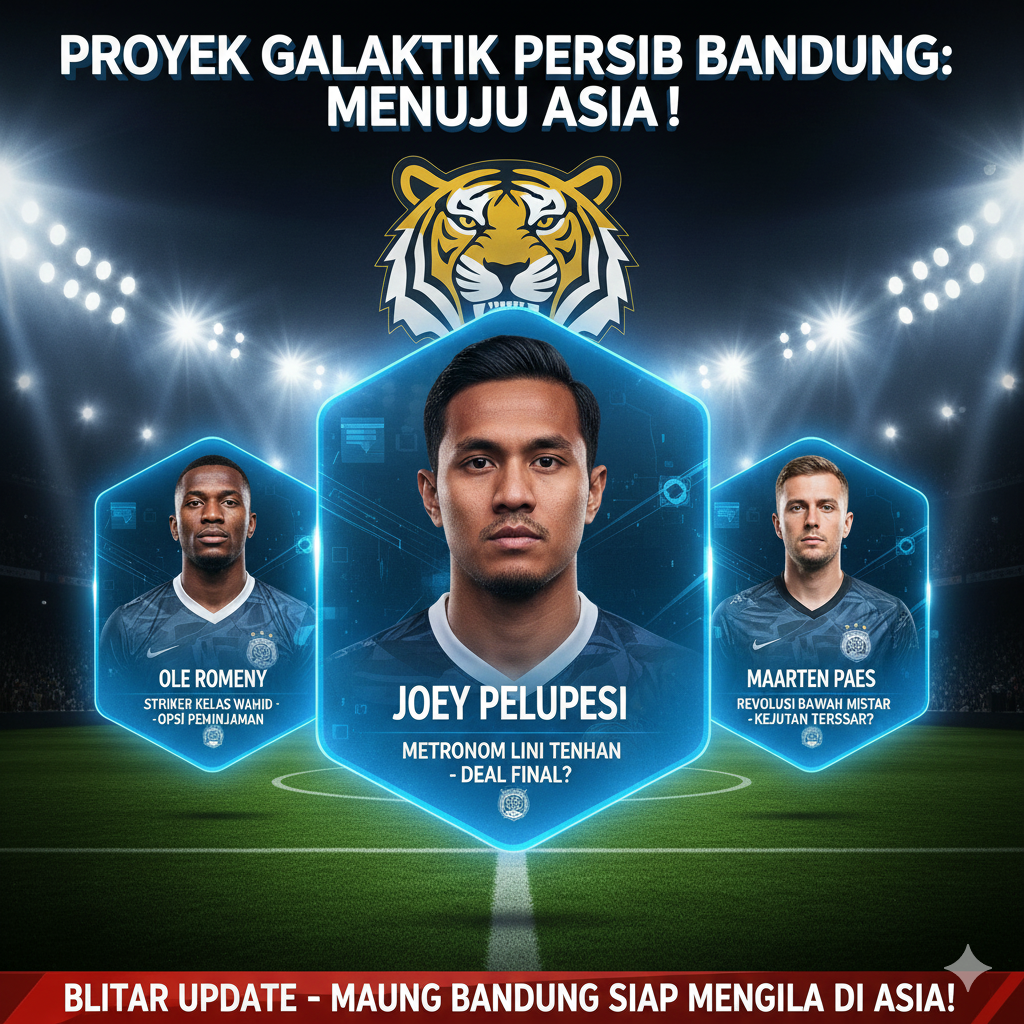 Joey Pelupesi ke Persib Bandung makin dekat! Benarkah Ole Romeny & Maarten Paes menyusul? Cek rumor transfer Persib naik level di sini