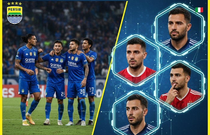 Bursa transfer Persib Bandung 2025/2026 memanas. Federico Barba diisukan pulang ke Italia, Tiritiello, Dugandzic, hingga Pelupessy masuk radar.