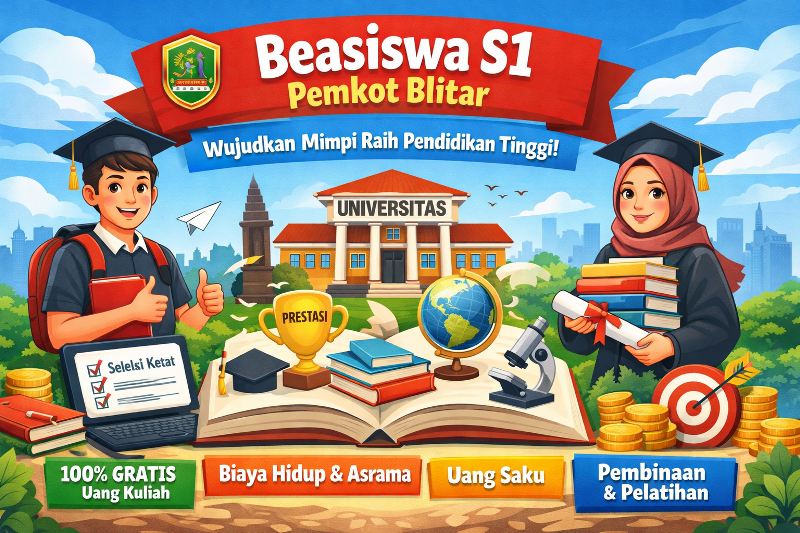 ilustrasi beasiswa Pemkot Blitar.