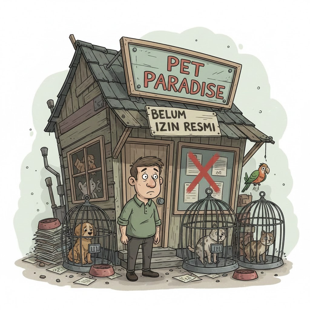 ilustrasi petshop