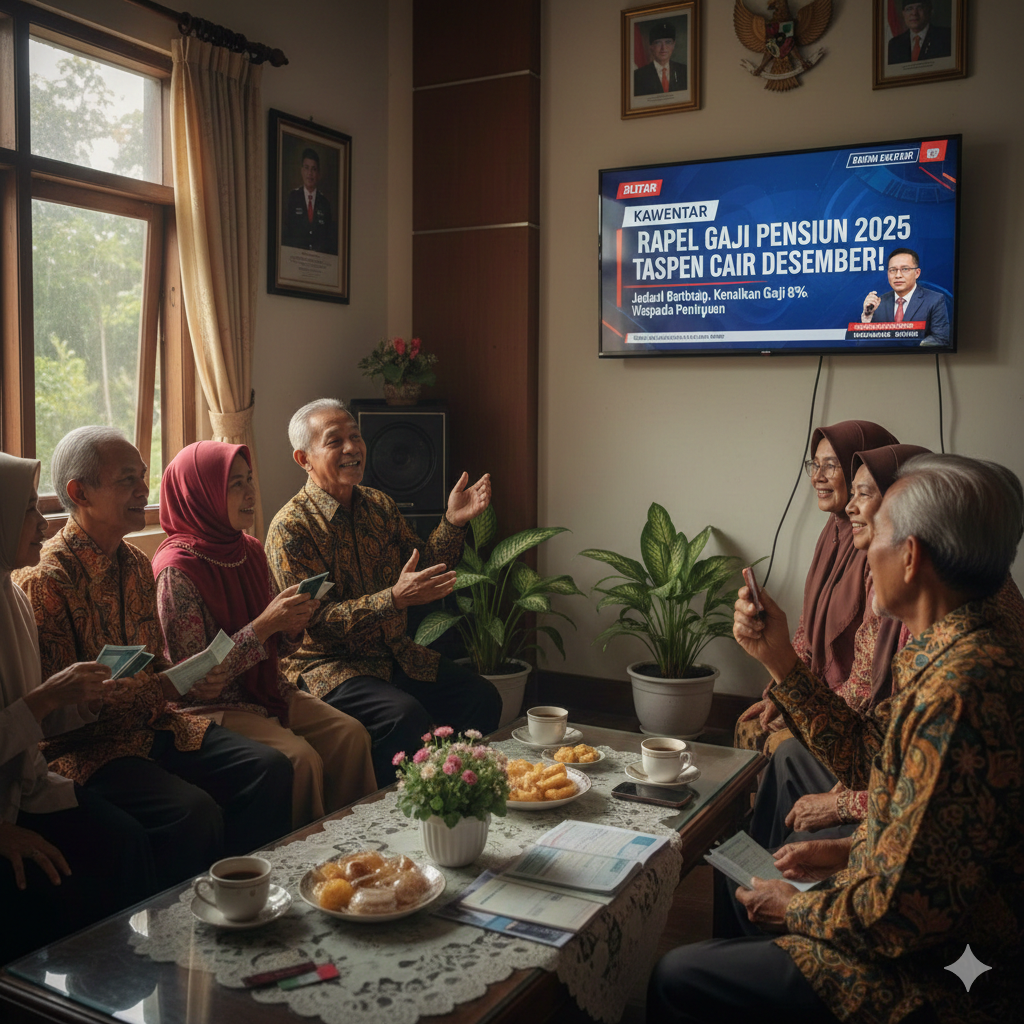 Viral Kabar Rapel Gaji Pensiun 2025 Cair, Ini Penjelasan Resmi Taspen soal Jadwal, Skema Bertahap, dan Besaran Kenaikan