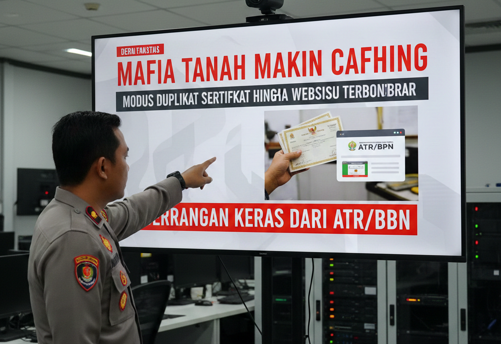Mafia Tanah Makin Canggih, Modus Duplikat Sertifikat hingga Website Palsu Terbongkar, Ini Peringatan Keras dari ATR/BPN