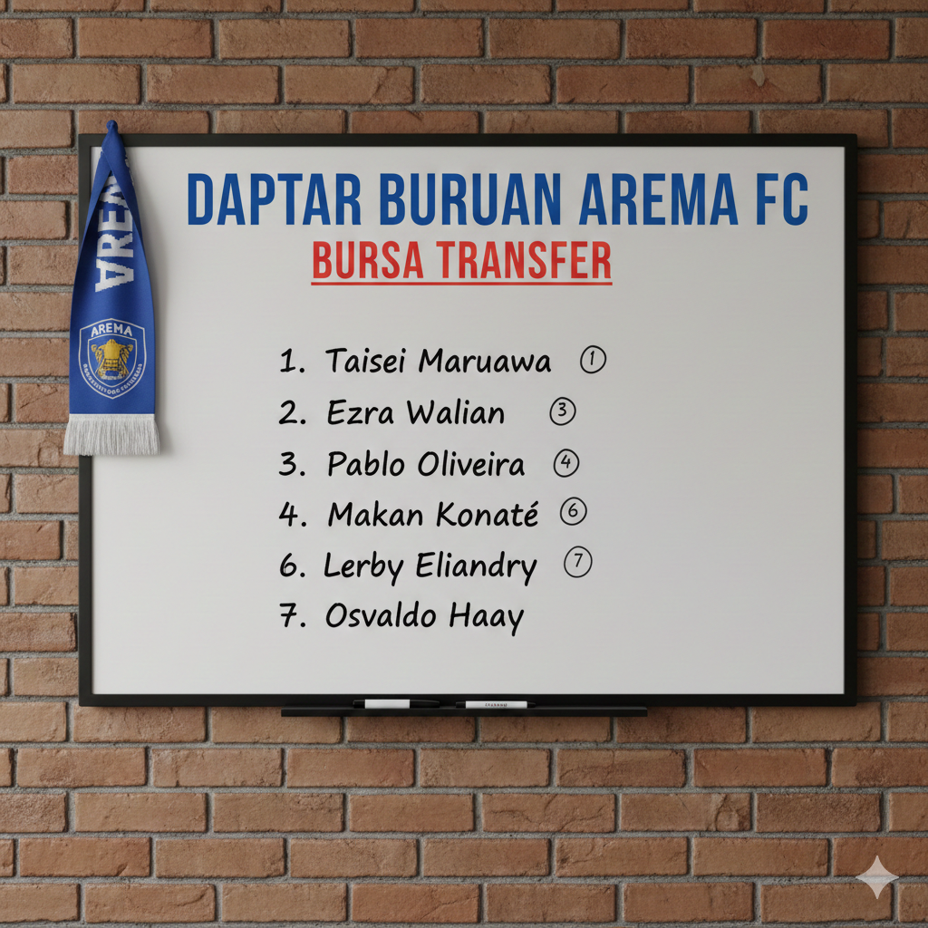 Daftar Buruan Arema FC di Bursa Transfer: Marukawa, Ezra Walian hingga Pablo Oliveira Masuk Radar