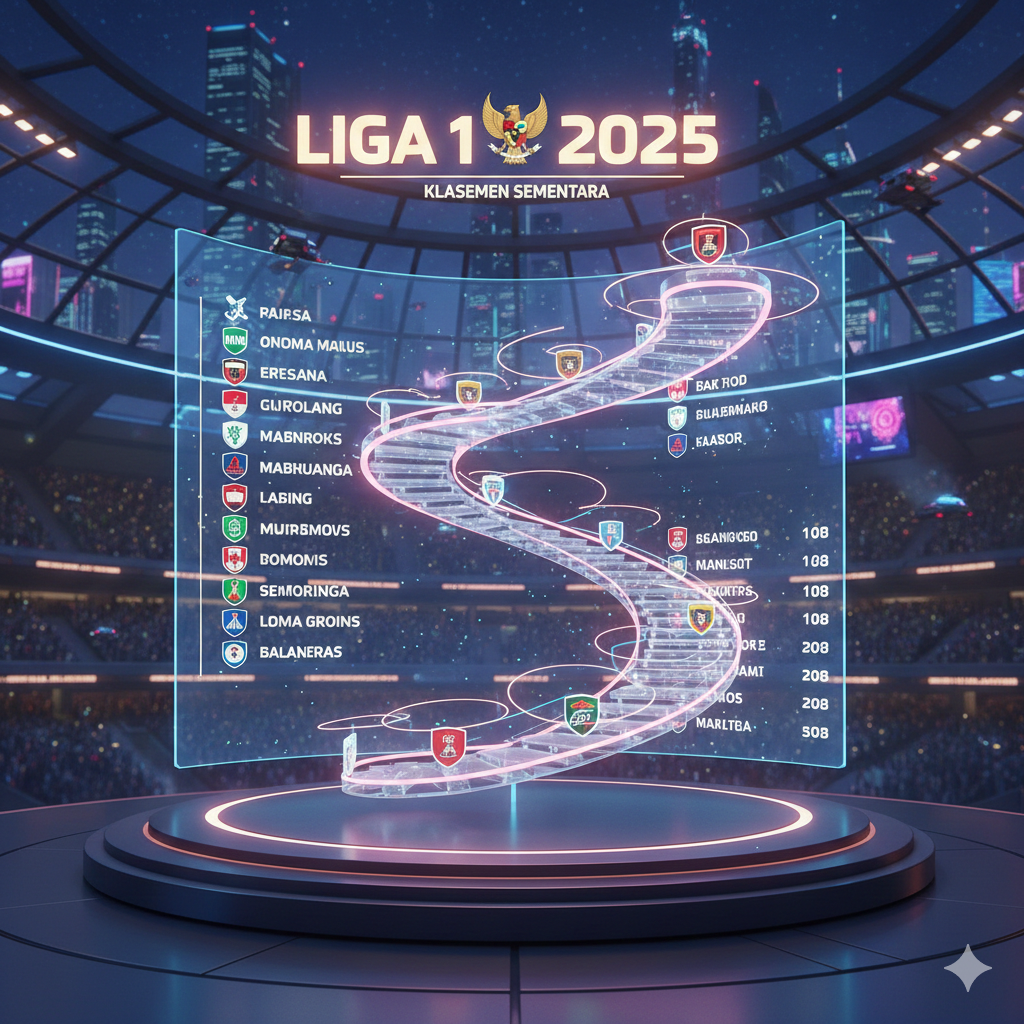 Klasemen Liga 1 2025 Terbaru Usai Laga Tunda Pekan 8: Persib Bandung Masih Teratas, Persija Merangsek, Zona Degradasi Kian Panas