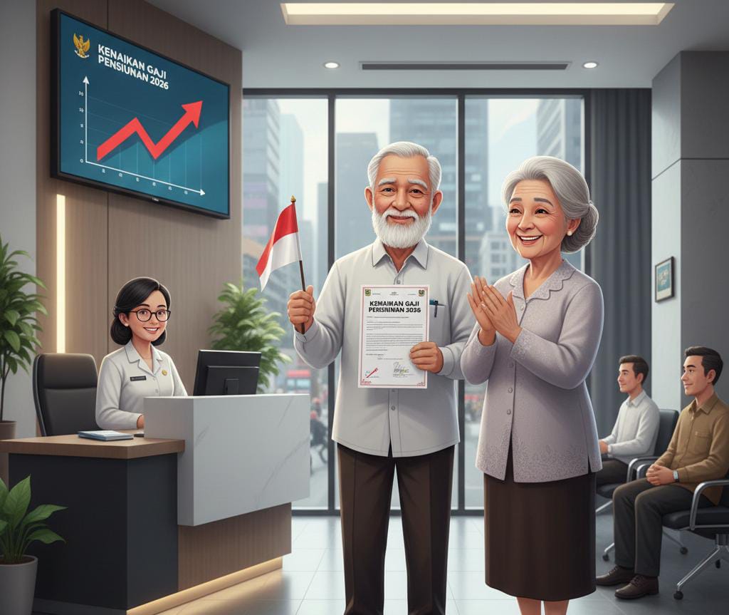Gaji Pensiunan PNS 2026 Dipastikan Cair, Benarkah Ada Kenaikan? Ini Penjelasan Resmi TASPEN soal Isu yang Viral