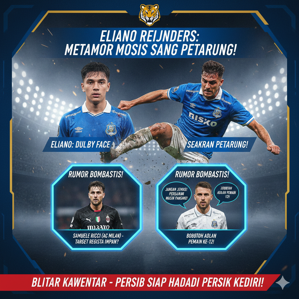 Eliano Reijnders tampil beringas di lini tengah Persib! Simak juga rumor transfer gelandang AC Milan Samuele Ricci yang jadi incaran baru.