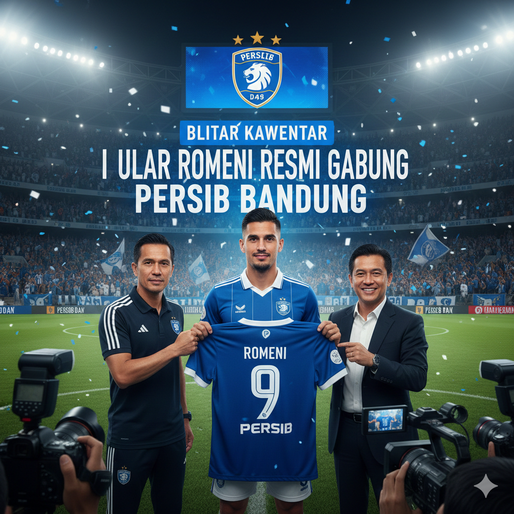 Ular Romeni Resmi Gabung Persib Bandung, Transfer Senyap yang Mengguncang Liga 1 dalam Hitungan Menit