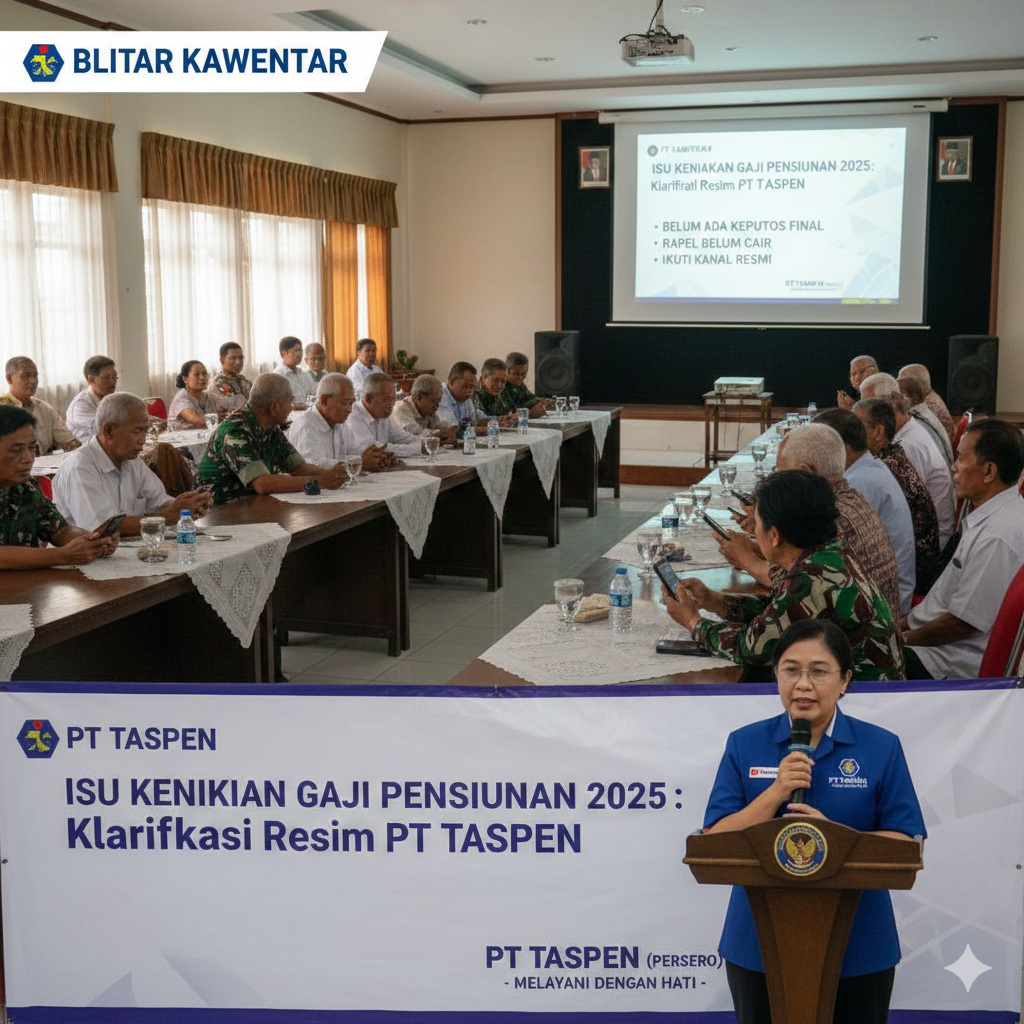 Gaji Pensiunan 2025 Ramai Disebut Naik dan Rapel Cair, Ini Penjelasan Resmi PT Taspen yang Wajib Diketahui