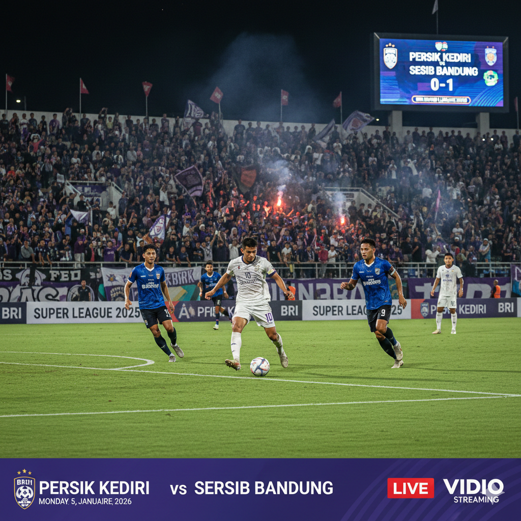 Persik Kediri vs Persib Bandung di BRI Super League 2025