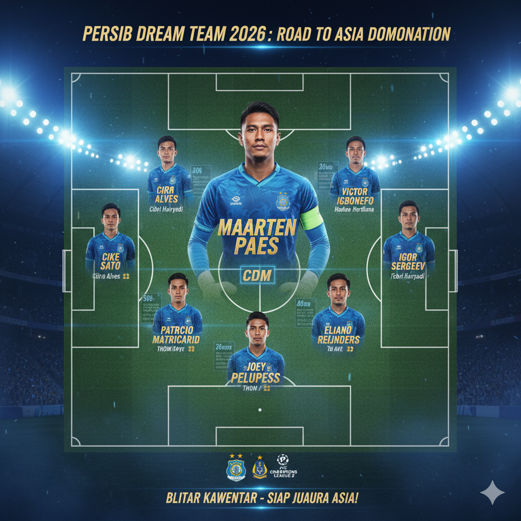 Persib Bandung dikabarkan sepakat boyong Maarten Paes dan Joey Pelupesi demi perkuat skuad di babak 16 besar ACL 2.